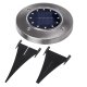 Maclean MCE318 Solar In-Ground Garden LED Light, IP44, 4000K