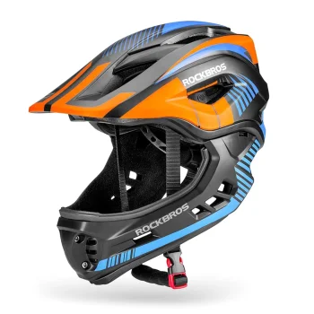 Детский велосипедный шлем Rockbros TT-32SOBL-S со съемной защитой...
