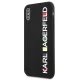 Чехол Karl Lagerfeld Glossy Bauhaus для iPhone X / XS, Черный