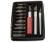 Model craft knife set with 13 interchangeable blades and case