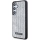 Samsung Galaxy S24 (SM-S921) Karl Lagerfeld Rhinestone Metal Logo Case Cover, Silver | Telefona Maciņš Vāks Apvalks...