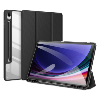 Samsung Galaxy Tab S9 FE 10.9'' (SM-X510 / X516B) Dux Ducis Toby Smart Book Cover Case, Black