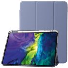 Apple iPad Pro 11'' (2024) (A2837 A2925) Trifold Stand PU Leather Cover Case, Purple | Planšetes Vāciņš Maciņš Apvalks Grāmatiņa