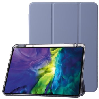 Apple iPad Pro 11'' (2024) (A2837 A2925) Trifold Stand PU Leather Cover Case, Purple | Planšetes Vāciņš Maciņš...