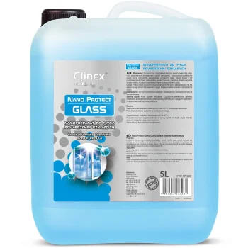 Nano-preparāts stikla, spoguļu tīrīšanai, bez svītrām, kristāla spīdums CLINEX Nano Protect Glass 5L |...