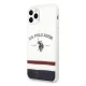 Apple iPhone 11 Pro 5.8\'\' US Polo Tricolor Pattern Collection Case Cover (USHCN58PCSTRB), White | Telefona Maciņš...