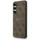 Чехол Guess 4G Ring Classic Logo MagSafe для Samsung Galaxy S25 FE, коричневый
