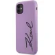 Чехол Karl Lagerfeld для iPhone 11 / XR Silicone Signature, фиолетовый