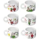 Набор чашек для эспрессо Bialetti TAZZ202 с металлической подставкой (6...