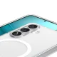 Spigen Ultra Hybrid Mag MagSafe vāciņš priekš Samsung Galaxy S26+, caurspīdīgs un balts