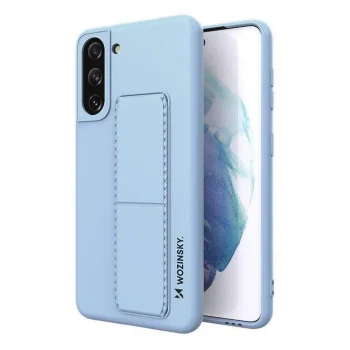 Wozinsky Kickstand Case vāciņš ar statīvu Samsung Galaxy S21+ 5G, gaiši zils