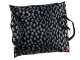 Waterproof car seat protector mat with pet carrier enclosure for dogs and cats, black