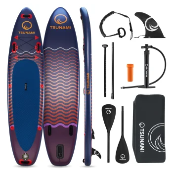 4Fizjo TSUNAMI 350 cm Inflatable SUP Board T05, Multicolor