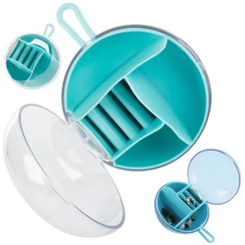 Kompakta ceļojumu rotaslietu lādīte / organizators, 9 cm