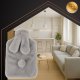 Ruhhy Rubber Hot Water Bottle with Plush Bunny Cover 1.8L 26383