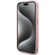 Guess iPhone 14 Pro Max Case Saffiano Iridescent Script, Pink