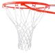 Basketball Hoop Net with 12 Hooks, White