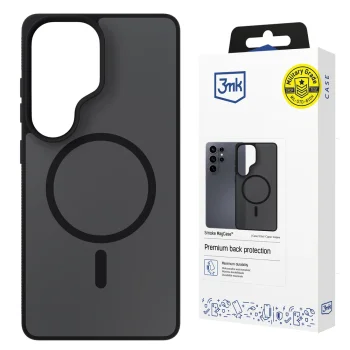 3mk Smoke MagCase vāciņš priekš Samsung Galaxy S26 Ultra, pelēks caurspīdīgs