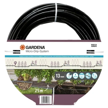 Капельный шланг Gardena Micro-Drip-System 1,6 л/ч, 25 м, черный