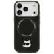 Karl Lagerfeld iPhone 17 Pro Max Case Choupette Pin MagSafe, Black