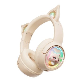 ONIKUMA B5 smilškrāsas spēļu austiņas | Beige Gaming Headphones