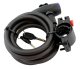 Strong Steel Cable Bicycle Lock 150 cm, Black