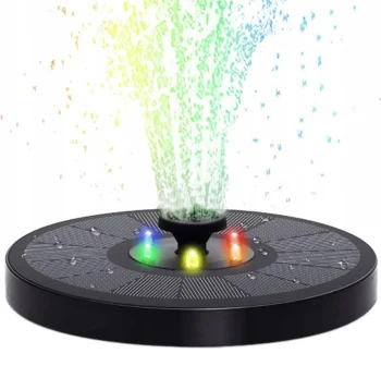 Solārā strūklaka dārza dīķim ar RGB apgaismojumu ZD70G