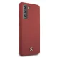 Чехол Mercedes для Samsung Galaxy S21 Silicone Line, красный