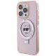 Karl Lagerfeld iPhone 15 Pro Case Magsafe Ringstand, Pink