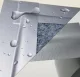 Серебристая ремонтная лента армированная, 5 см x 10 м
