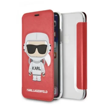 Чехол-книжка Karl Lagerfeld Karl Space Cosmonaut для iPhone X/XS, красный
