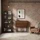 Modernhome saliekams datorgalds, 80x45 cm, tumšs riekstkoks