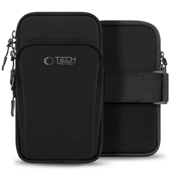 Tech-Protect M7 universāls sporta vāciņš uz rokas, melns