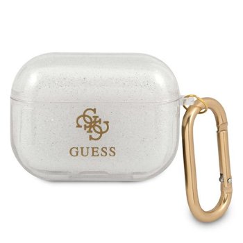 Guess Чехол для AirPods Pro Glitter Прозрачный