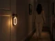 LED Night Light with Motion Sensor and Hanger, Warm Light, Black
