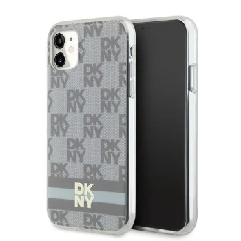 DKNY iPhone 11 / XR Case IML Checkered Mono Pattern MagSafe, Beige
