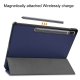 Samsung Galaxy Tab S9+ Plus (SM-X810, SM-X816B) Trifold Stand PU Leather Cover Case, Blue | Чехол Книжка...