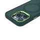Чехол Wozinsky Fashion Case MagSafe для Samsung Galaxy S25, зеленый
