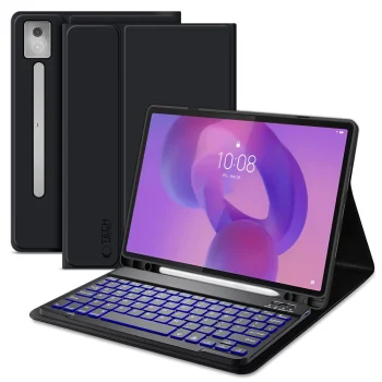 Lenovo Idea Tab Pro 12.7'' (TB-373FU) Tech-Protect SC Pen Case Cover with Bluetooth Keyboard, Black | Чехол...