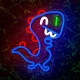 Светодиодная неоновая лампа Forever Light JURASSIC BABY DINO, Синяя