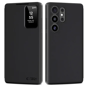 Чехол-книжка Tech-Protect Smart Wallet для Samsung Galaxy S25 Ultra, Matte Black