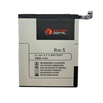 Extra Digital Battery for Xiaomi Redmi 5, 3000 mAh, 3.7 V