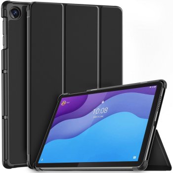 Lenovo Tab M10 HD Gen 2 10.1" (TB-X306) Tri-fold Stand PU Leather Tablet Smart Protective Case Cover, Black | Vāks...