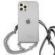 Guess iPhone 12 Pro Max Case 4G Chain, Transparent