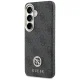 Guess 4G Rhinestone Round Logo MagSafe vāciņš Samsung Galaxy S26, melns
