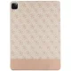 Guess iPad Pro 12.9\" чехол-книжка 4G Stripe Allover, розовый