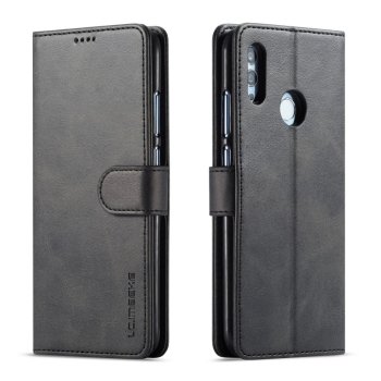 Huawei P Smart 2019 / Honor 10 Lite (POT-LX1) LC.IMEEKE PU Leather Wallet Case Cover, Black | Чехол для...