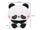 Silikona nakts lampiņa bērniem Panda LED RGB, skārienjutīga, uzlādējama
