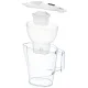 Water Filter Jug Brita Aluna 2.4 L with MAXTRA PRO ALL-IN-1 Cartridge, White