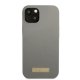 Guess Silicone Logo Plate MagSafe Case for iPhone 13 mini, Grey
